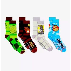 Shrek Characters Blind Bag Crew Socks-1 pair